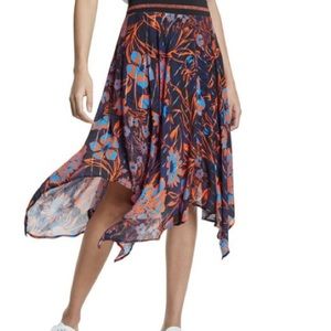Desigual Falda Itaca asymmetrical hem skirt large